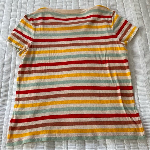 Madewell Akita Stripe Lo-Fi Shrunken Tee - Picture 8 of 11